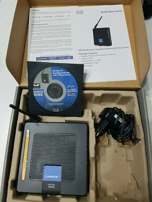 router switch voip wifi wireless professionale CISCO linksys WRP400 POTENTE - Immagine 1 di 4