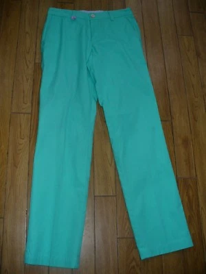VINEYARD VINES PANTS--SZ 28 X 32--SPRING GREEN-STRAIGHT LEG-POCKETS  - Image 1 of 2