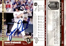 Jason Grabowski Signed 2002 MultiAd Sacramento River Cats #16 Card