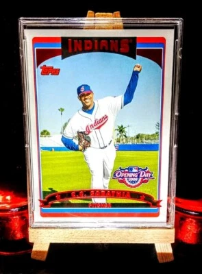 CC Sabathia 2006 Topps Opening Day #56 Red Parallel 323/2006 (NM-M)(HOF) ✨✨✨✨✨✨✨ - Image 1 of 3