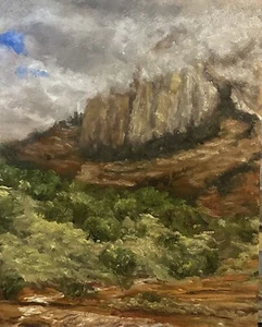 Morning Clouds In New Mexico - Original Oil Painting - Picture 1 of 1