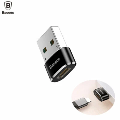 Baseus Mini USB-C Tipo-C Interface Fêmea Converter para USB Macho Adaptador Conversor - Imagem 1 de 4