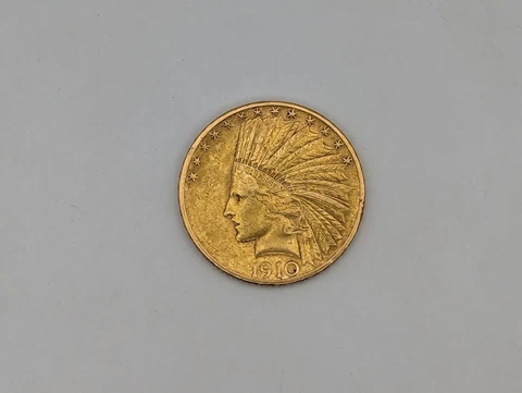 1910 S Indian Head 10 Dollar United States Gold Coin Cover