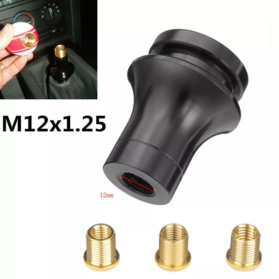 M12 X 1.25 Thread Aluminum Car SUV Manual Gear Shift Knob Boot Retainer Adapter - Image 1 of 4