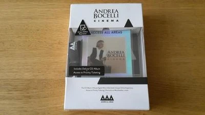 Andrea Bocelli - Cinema - Access all areas (Deluxe CD Box Set + extras) NEW Foto 1 de 2