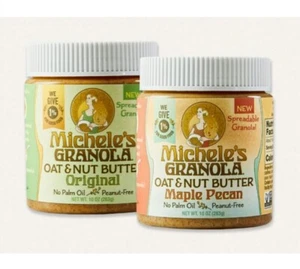 Michele's Granola Hafer & Nuss Butter Spread Combo. Ahornpekannuss/Originalaromen - Bild 1 von 7