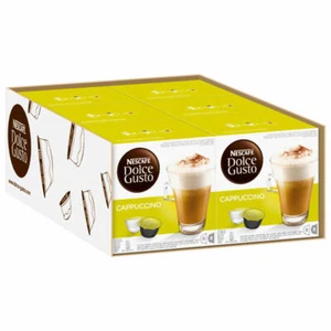Nescafé Dolce Gusto Cappuccino, Pack of 6, 6 x 16 Capsules (48 Servings) - Picture 1 of 6