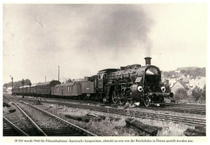 17-2 Ansichtskarte Eisenbahn- 18 505 für Filmaufnahmen bayerisch -Serie 17 - Picture 1 of 1