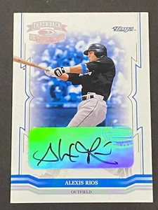 Alexis Rios 2005 Throwback Threads Auto #192 #ed 3/25 - Picture 1 of 10