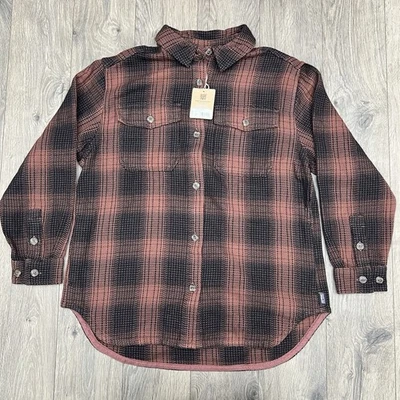 Patagonia Fjord Loft Overshirt Jacket Sz Large Womens Frost Dulse Mauve $199 - Image 1 of 4