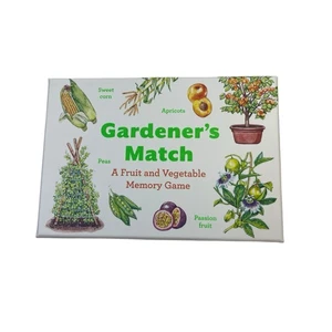 Gardener’s Match Fruit & Vegetable Memory Game Laurence King Botanical New Open - Picture 1 of 8