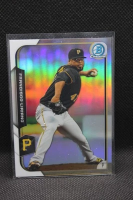 Bowman Chrome Refractor 2015/499 Francisco Liriano #86 Pittsburgh Pirates SP Foto 1 de 2