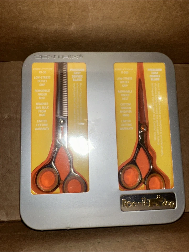 Centrix Roc-it Dog Stylist Shears R-500 & RT-30 Duo Combo, Scirrors by Cricket - Image 1 of 1