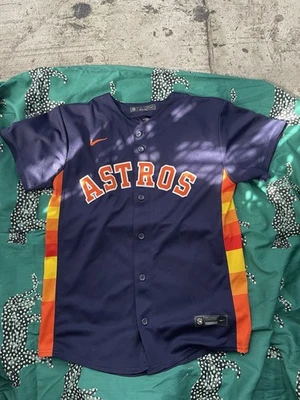 Alex Bregman Jersey Astros Youth Size L Women Xs #2 H65 - Image 1 of 4