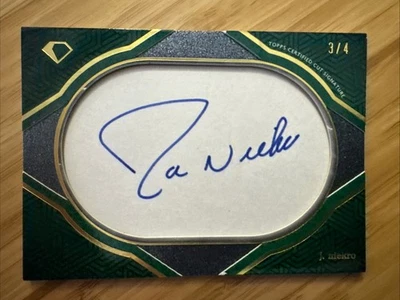 Joe Niekro/4 Corte Automático Firma Inserto Astros • 2024 Topps Diamond Icons #CS-JN Foto 1 de 4