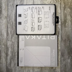 Pitaka FlipBook Case for Apple iPad 12.9" -White, New, Magic Keyboard Compatible - Zdjęcie 1 z 2