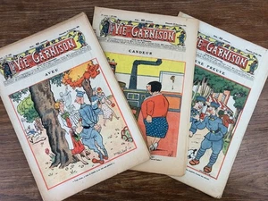 8x Revue LA VIE DE GARNISON Années 1934 et 1935 Forton etc... Edit. OFFENSTADT - Foto 1 di 5
