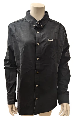 Bench Men’s Black Oxford Shirt – Long Sleeve Work/Uniform – BNWT (M–XXL) - Image 1 of 4