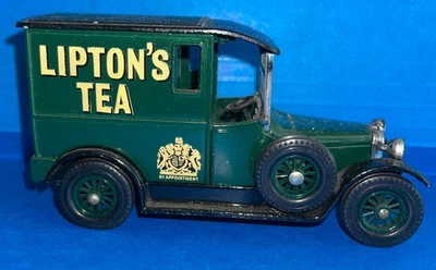 MATCHBOX  MODELS OF YESTERYEAR  Y-3  1927  TALBOT VAN  LIPTONS  TEA  WITH BOX - Image 1 of 4