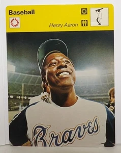 1977-79 Sportscasters Karte #3 ~ Hank Aaron ~ Baseball - Bild 1 von 3