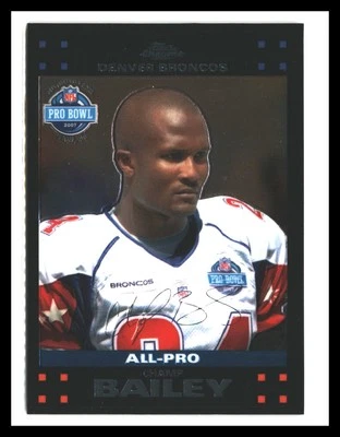 Champ Bailey 2007 Topps Chrome #TC101 Denver Broncos - Image 1 of 2