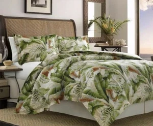 Tommy Bahama Palmiers 4-Pce. Green Botanical Cotton King Comforter Set - Picture 1 of 6