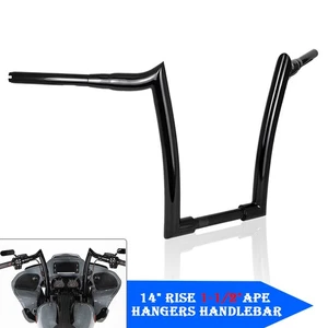 14'' Rise Ape Hanger Handlebar Fit For Kawasaki VULCAN VN900 Classic ！ - Picture 1 of 12