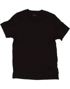 Camiseta Top HUGO BOSS Para Hombre Mediana Negra Algodón AN14 - Imagen 1 de 3