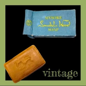 Vintage GOVERNMENT SOAP FACTORY Mysore Sandale Holz BANGALORE INDIEN Ethno - Bild 1 von 10