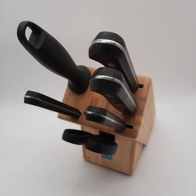 ZWILLING Gourmet Messerblock, 7-teilig (Messer, Wetzstab, Schere und Block), Ros - Bild 1 von 4