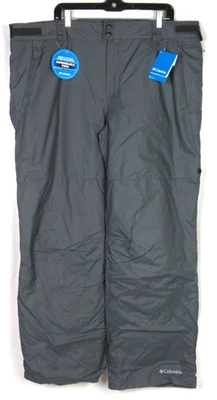 ¡NUEVO! Columbia Gris Aislado Pistola de Nieve Esquí Snowboard Pantalones Para Hombre XXL Alto ¡NUEVO CON ETIQUETAS! Foto 1 de 4