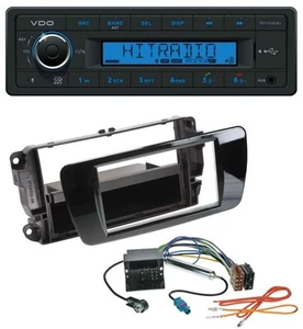 VDO Bluetooth AUX USB MP3 Autoradio für Seat Ibiza ab 08 Klavierlack schwarz - Bild 1 von 5