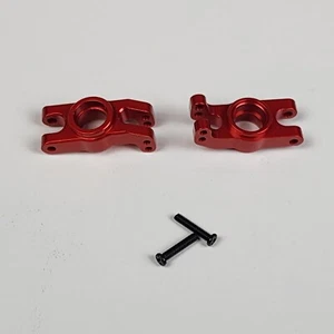 MJX Hyper Go Rear Wheel Seat Knuckle Red Aluminum 1/16 Stadium Truck Upgrade - Picture 1 of 9
