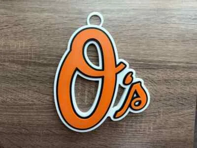 Baltimore Orioles Oversized Necklace – Bold MLB Fan Pendant for True Supporters - Image 1 of 2