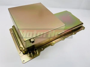For Chevy GM LS Zinc 6.5qt Fabricated Steel Oil Pan Rear Sump LS1 LS2 LS6 LQ9 V8 - Picture 1 of 6