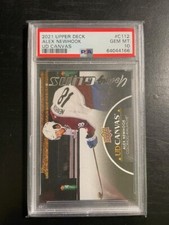 2021-22 Upper Deck UD Canvas C112 Alex Newhook Young Guns BLACK PSA 10