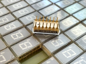 2x ALS324B1 USSR Made АЛС324Б1 7,5mm Common Anode 1 Digit RED LED Display NOS - Bild 1 von 9