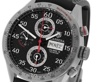 Tag Huer Carrera Luxury Analog Watch - (Titanium Case)