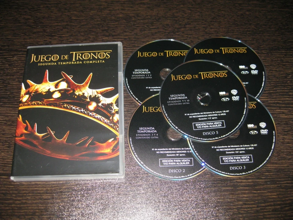 Game Of Thrones DVD Complete Second Season - Image 1 of 1