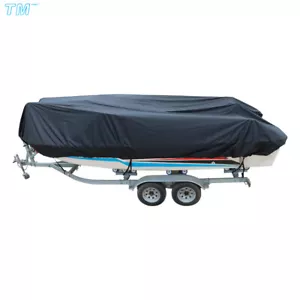 Nueva cubierta de barco remolcable impermeable de 20-22 ft para pesca casco en V tres casco Runabout - Imagen 1 de 12