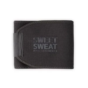 Sweet Sweat Waist Trimmer by Sports Research for Men & Women - Matte Black - XXL - Picture 1 of 8