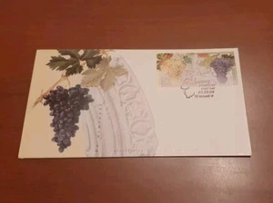 113. SELTEN ARMENIEN ARMENISCHER FDC ERSTTAGSBRIEF HEU POST TRAUBE WEIN 2004 - Bild 1 von 2