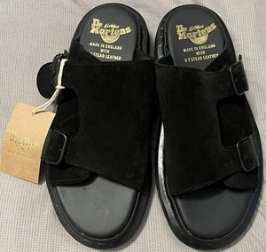 Dr. Doc Martens Dayne Made In England Calf Suede Slide Sandals Men’s Size 6 US - Picture 1 of 10
