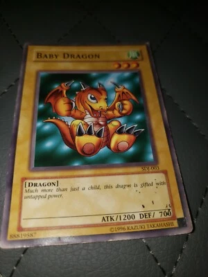 Yu-Gi-Oh Baby Dragon 1st Edition SDJ-003 Card YuGiOh 🔥 - Image 1 of 4