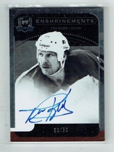 11-12 UD Upper Deck The Cup Enshrinements  Tim Kerr  /50  Auto