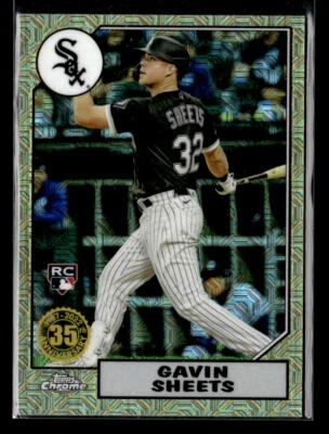 Gavin Sheets RC - 2022 Topps 35th Anniversary Mojo Refractor #T87C-65 CWS - Image 1 of 2