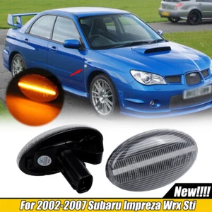 Fit Subaru Impreza WRX STI Forester LED Side Indicator Repeater Light Clear Lens - Picture 1 of 10