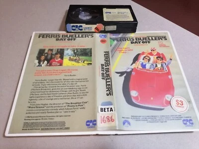Ferris Bueller's Day Off - Rare Traffic Cover CIC Taft BETA Issue Not Vhs COMEDY - Image 1 of 4