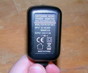New AC 110-240V Adapter DC 5V 1000mA 1A Charger Power Supply Europlug UK - Picture 1 of 3