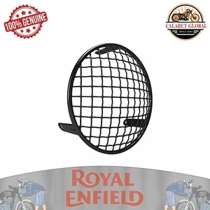 Royal Enfield Bullet Electra Rejilla Faro Negro para Clásico 350/500 (UCE) - Imagen 1 de 8